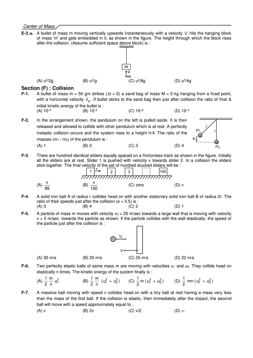 Center of Mass Exercises - Page 28