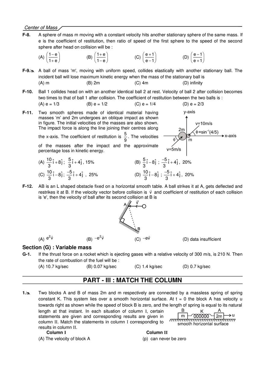 Center of Mass Exercises - Page 29