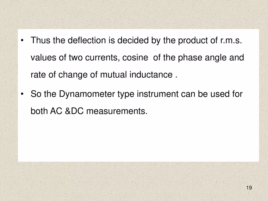 Construction of Electrodynamometer Type Instrument - Page 9