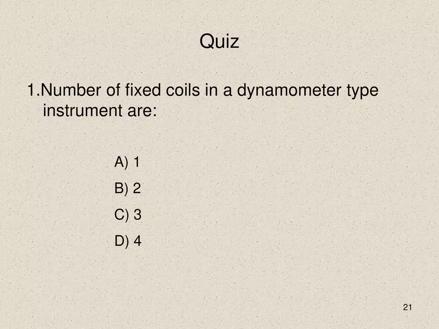 Construction of Electrodynamometer Type Instrument - Page 11