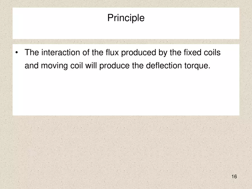Construction of Electrodynamometer Type Instrument - Page 6