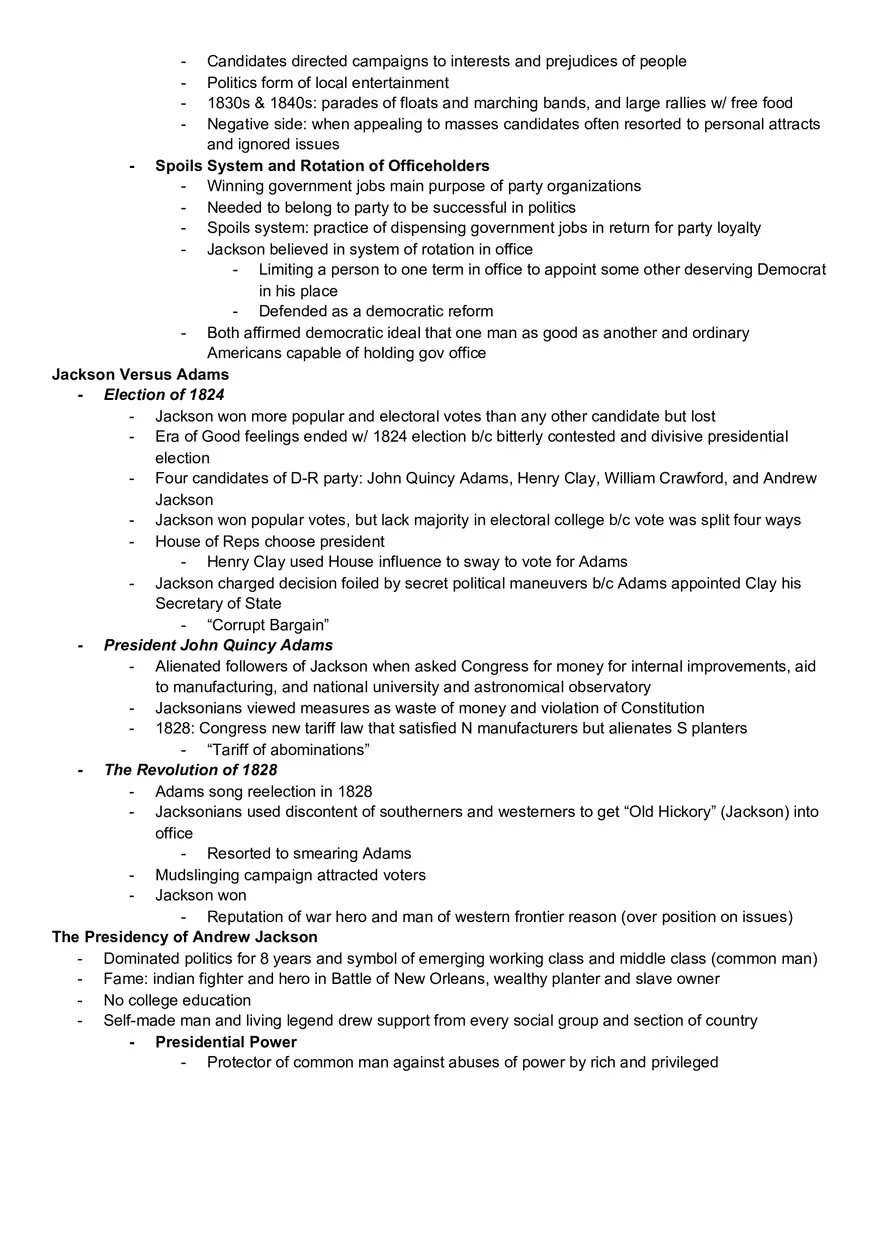 Chapter 10 The Age of Jackson, 1824-1844 - Page 2
