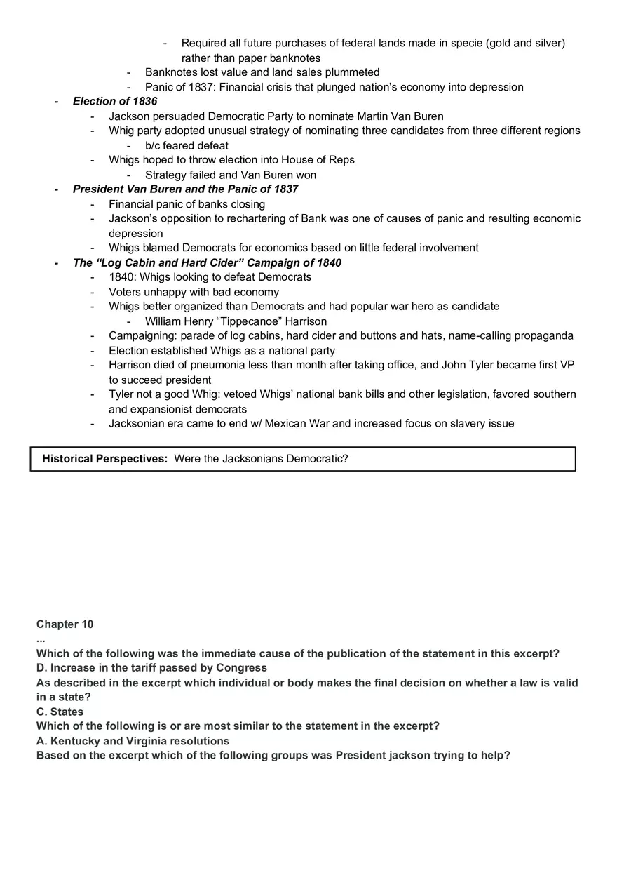 Chapter 10 The Age of Jackson, 1824-1844 - Page 5