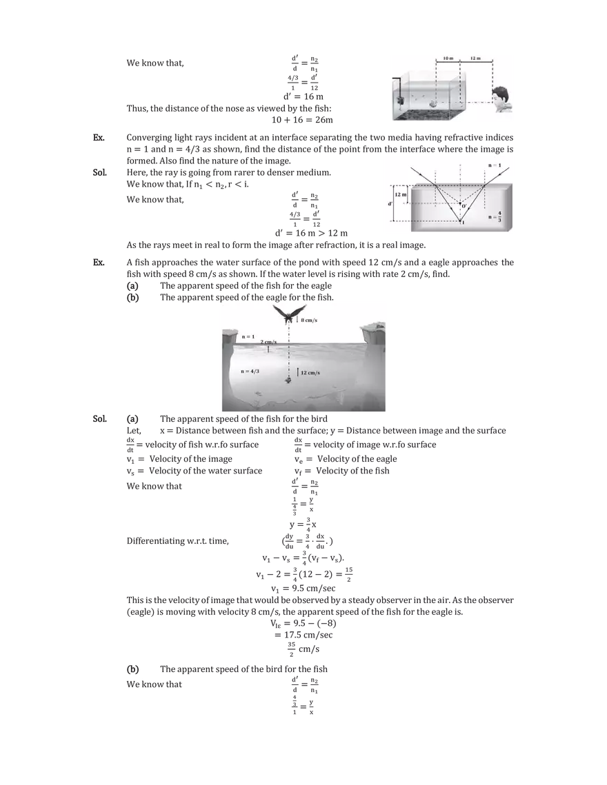 Apparent Depth and Speed - Page 2