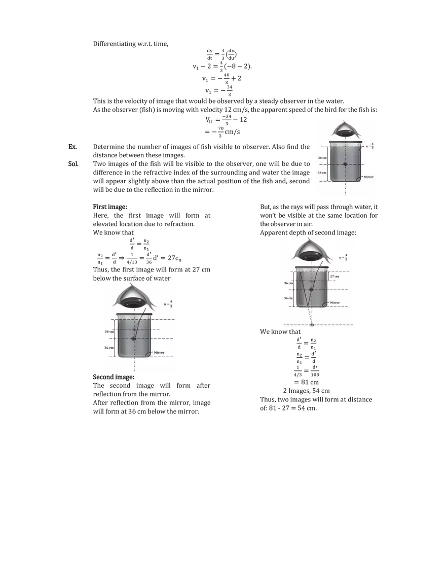 Apparent Depth and Speed - Page 3