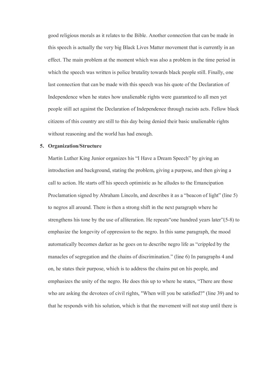 “I Have a Dream Speech” by Martin Luther King Jr - Page 3