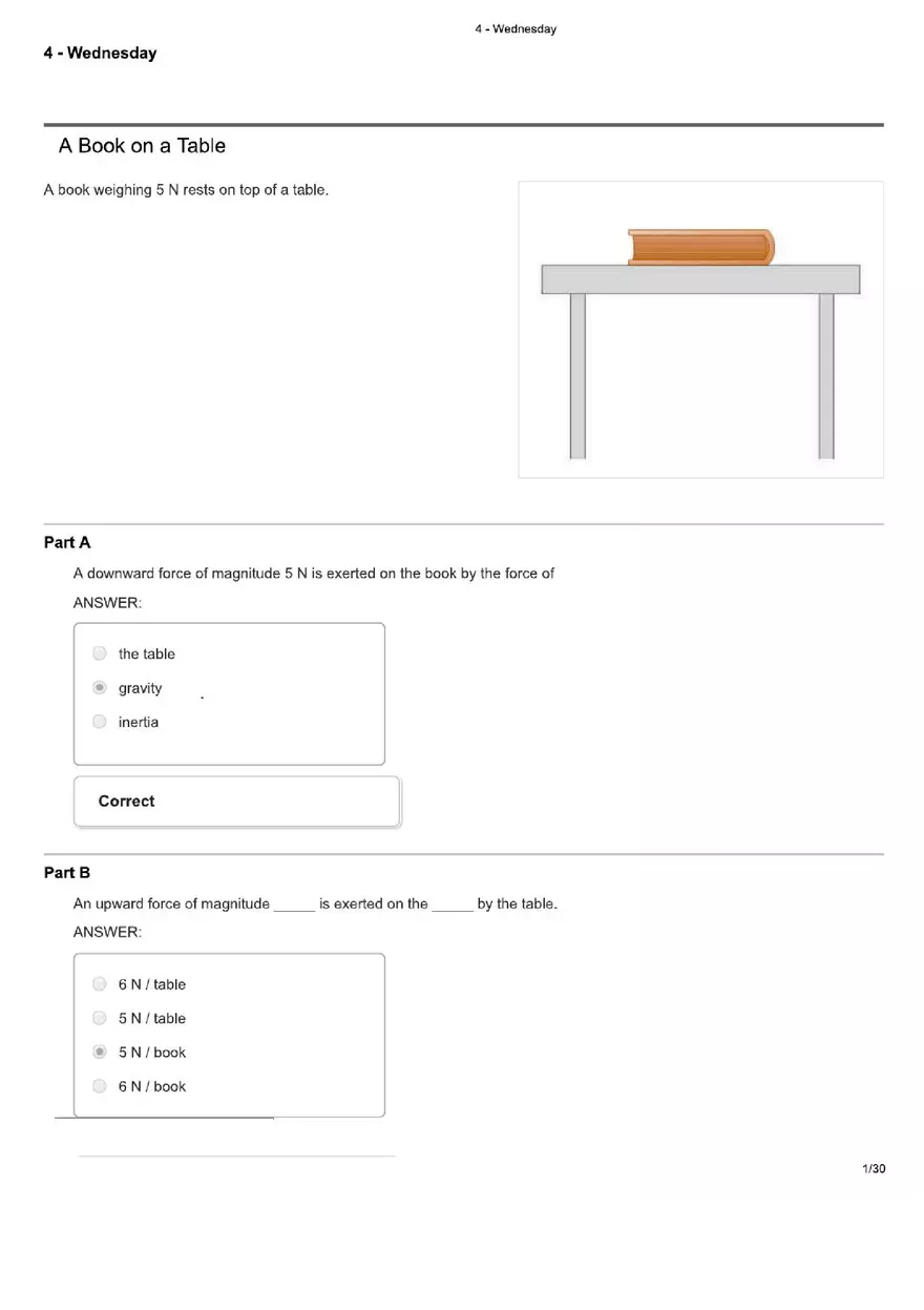A Book on a Table - Page 1