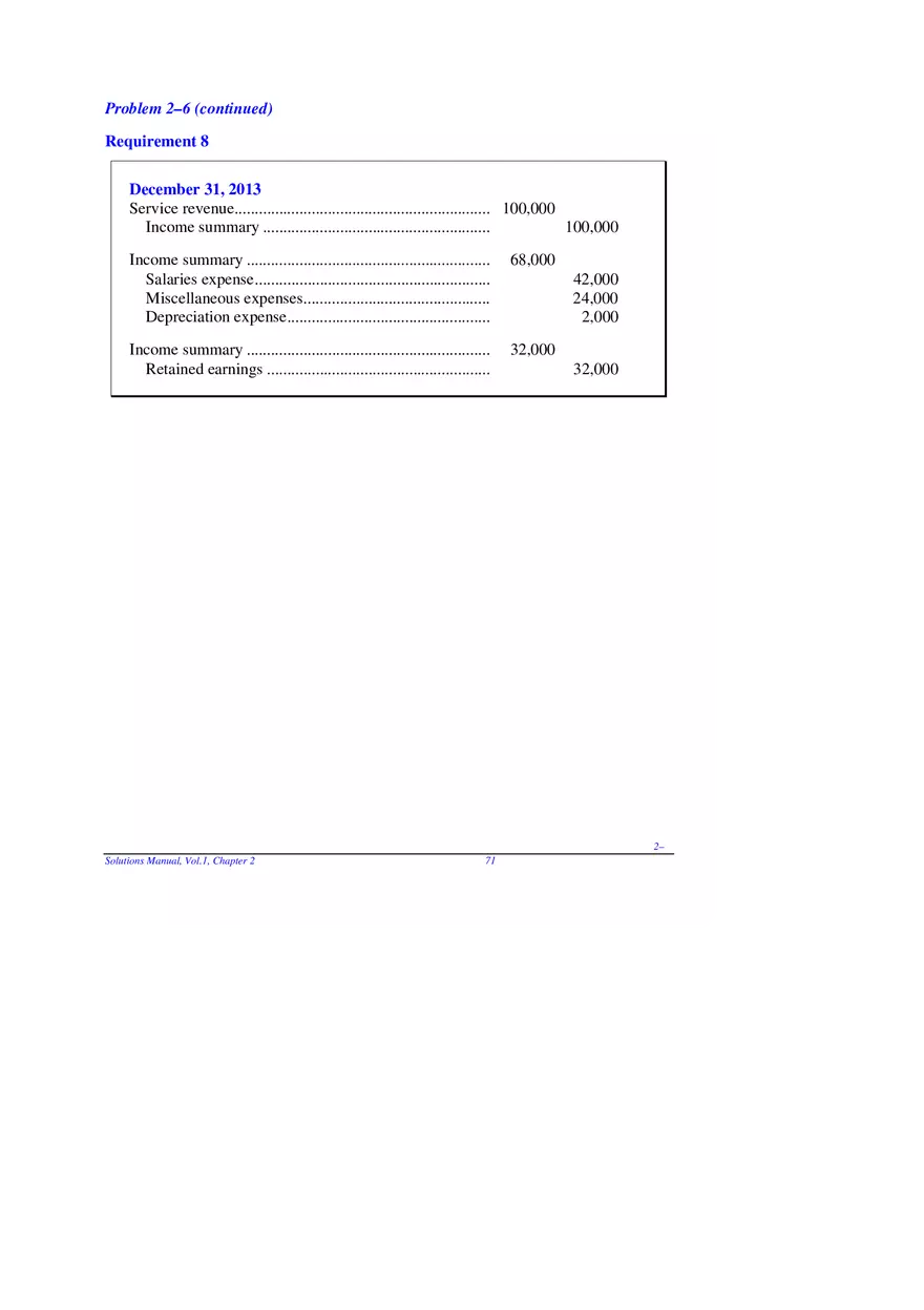 Chapter 2 Review of the Accounting Process Problem 2–5,  2–6 - Page 11