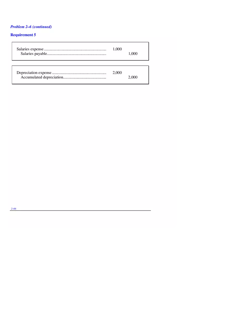 Chapter 2 Review of the Accounting Process Problem 2–5,  2–6 - Page 6