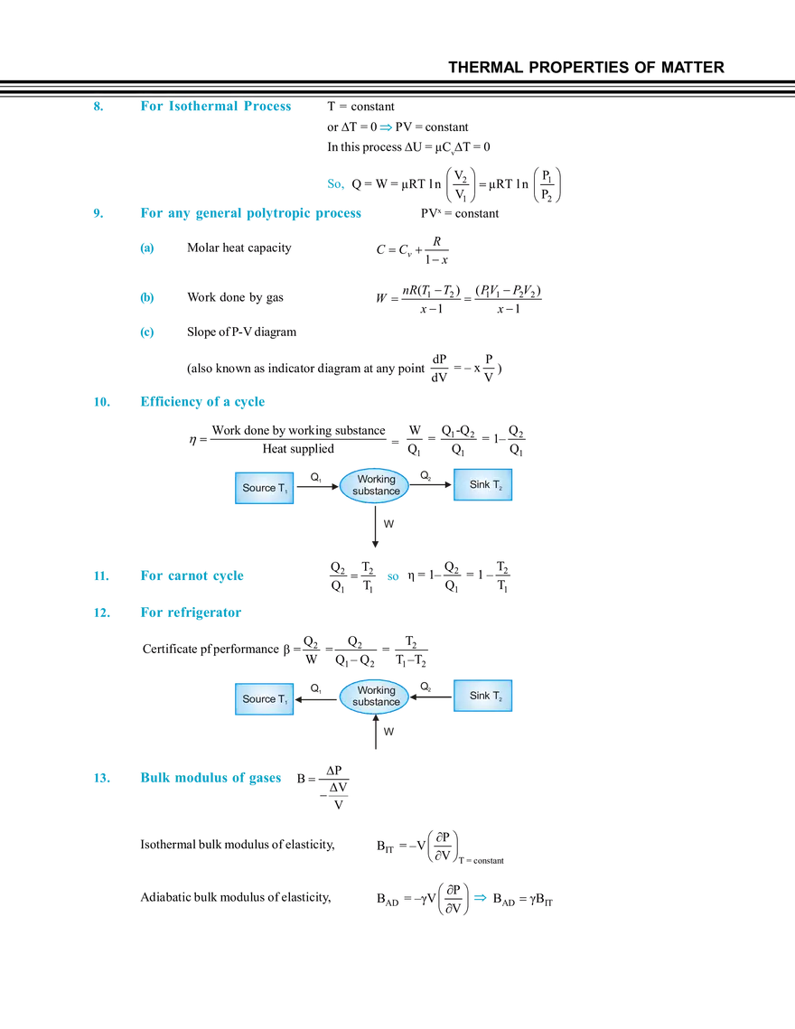 Etoos Tips and Formulas Thermodynamics - Page 2