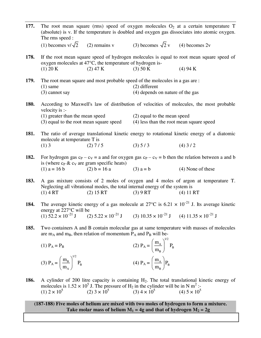 Temperature & Thermal Expansion Exercise-I - Page 14