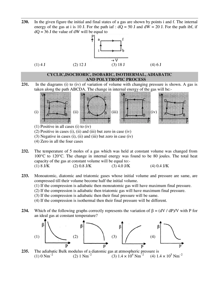 Temperature & Thermal Expansion Exercise-I - Page 20