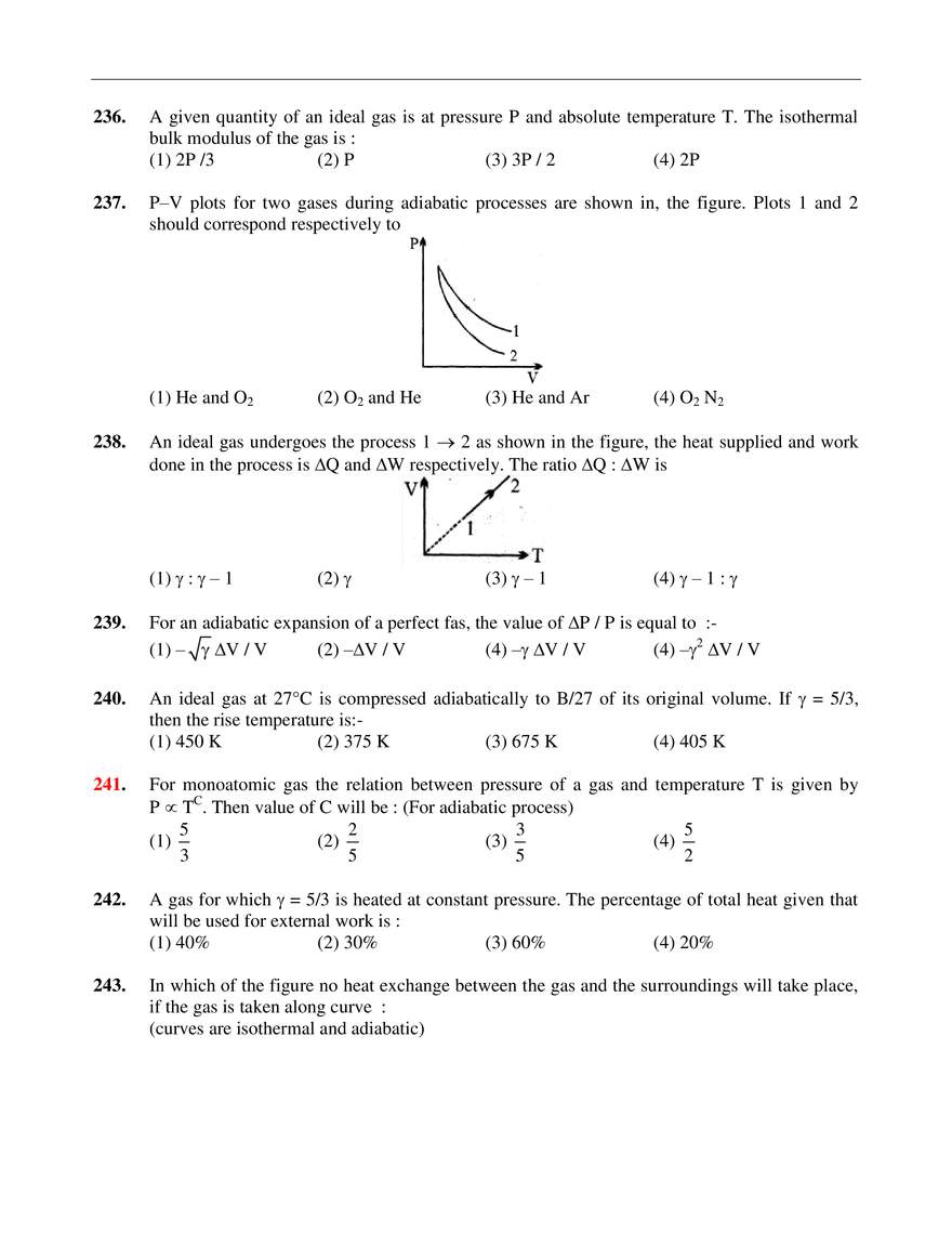 Temperature & Thermal Expansion Exercise-I - Page 21