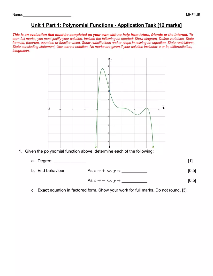 Unit 1 A1 Application Task - Page 1