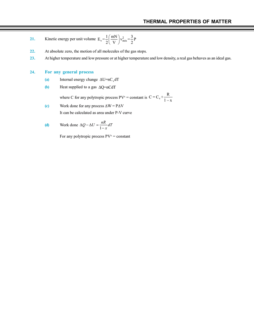 Etoos Tips and Formulas Kinetic Theory of Gases - Page 4