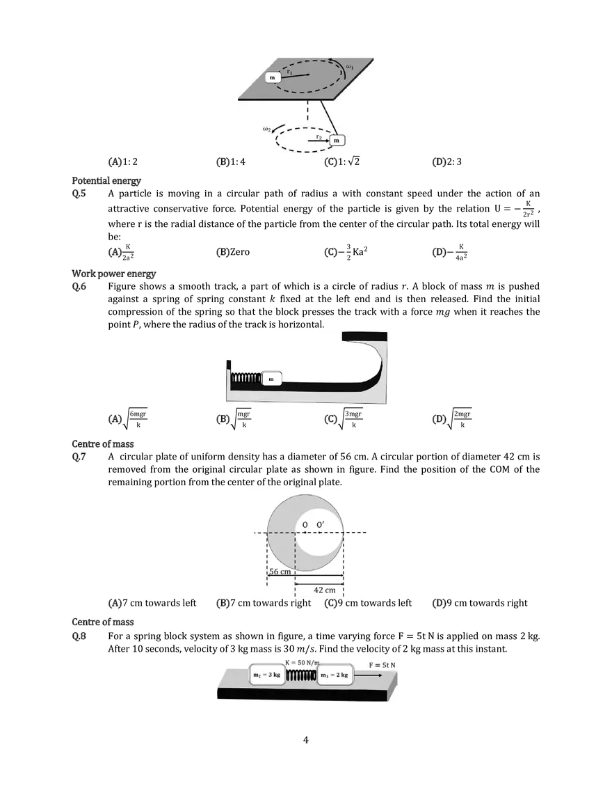 Conservation of Momentum Answers - Page 4