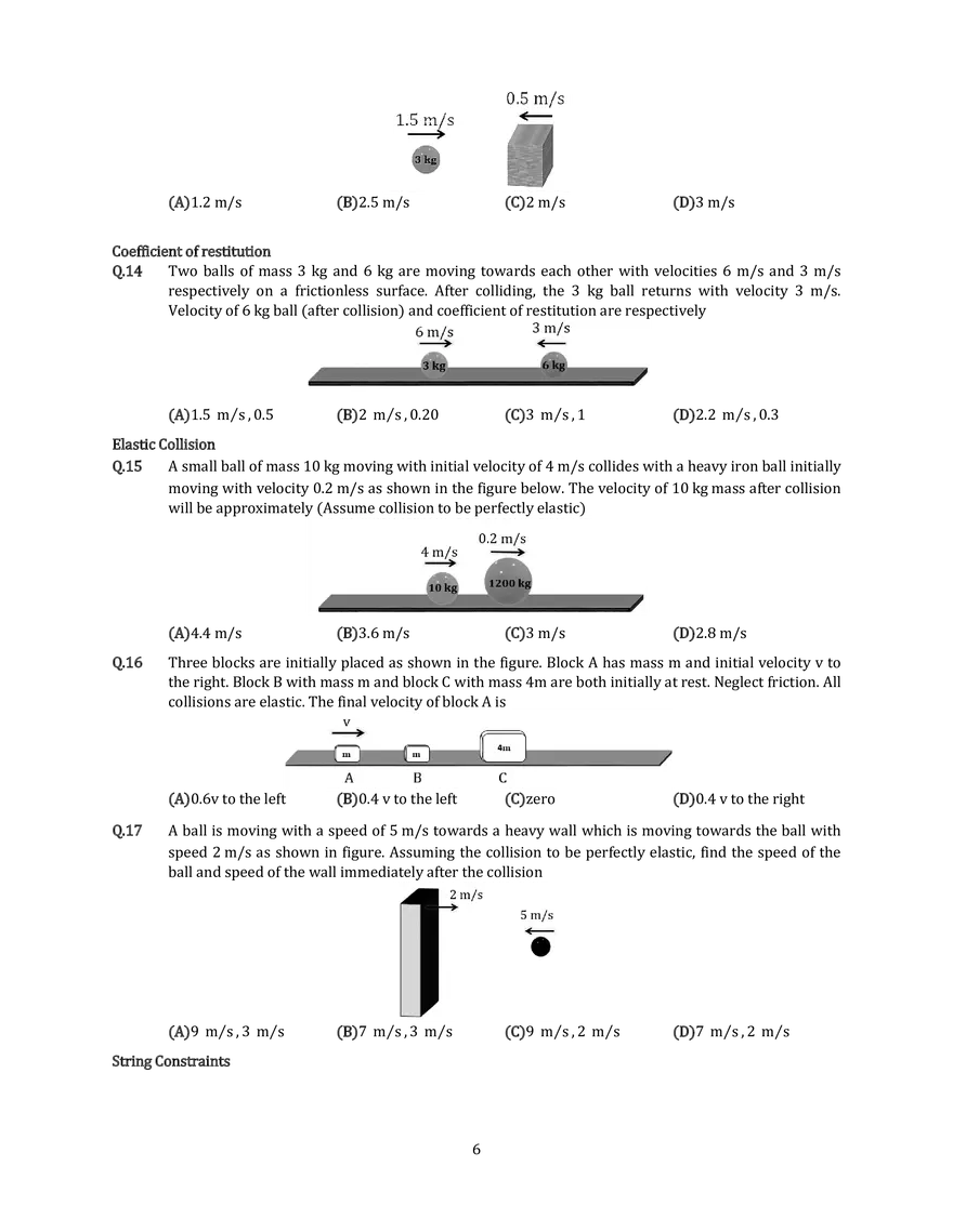 Conservation of Momentum Answers - Page 6