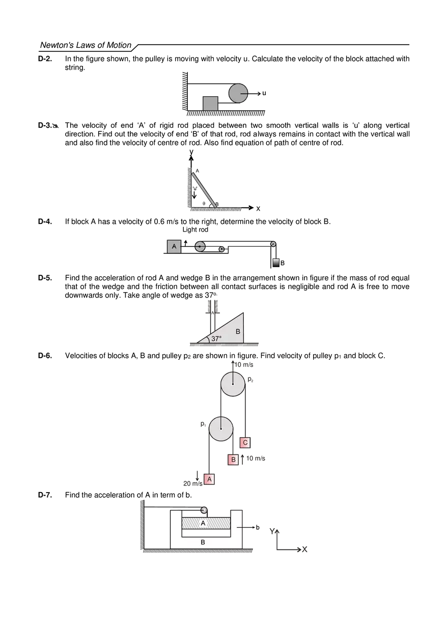 Newton's Laws of Motion Exercises - Page 24