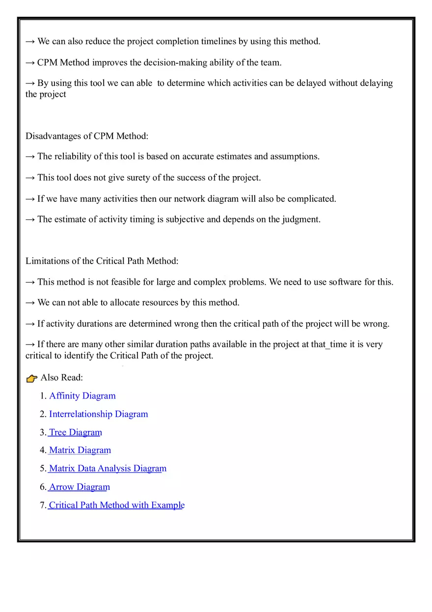 Critical Path Method with Example - Page 7