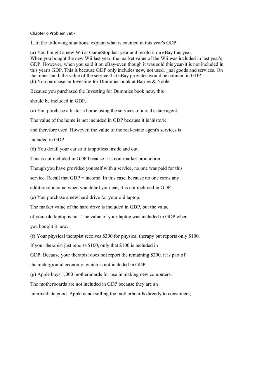 Chapter 6 Problem Set - Page 1