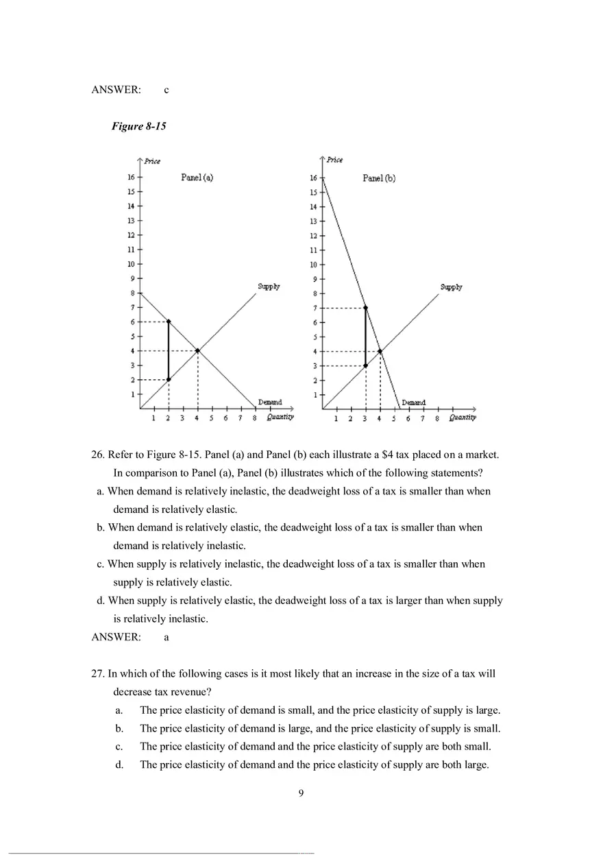 Economics Chapter 8 Key - Page 9