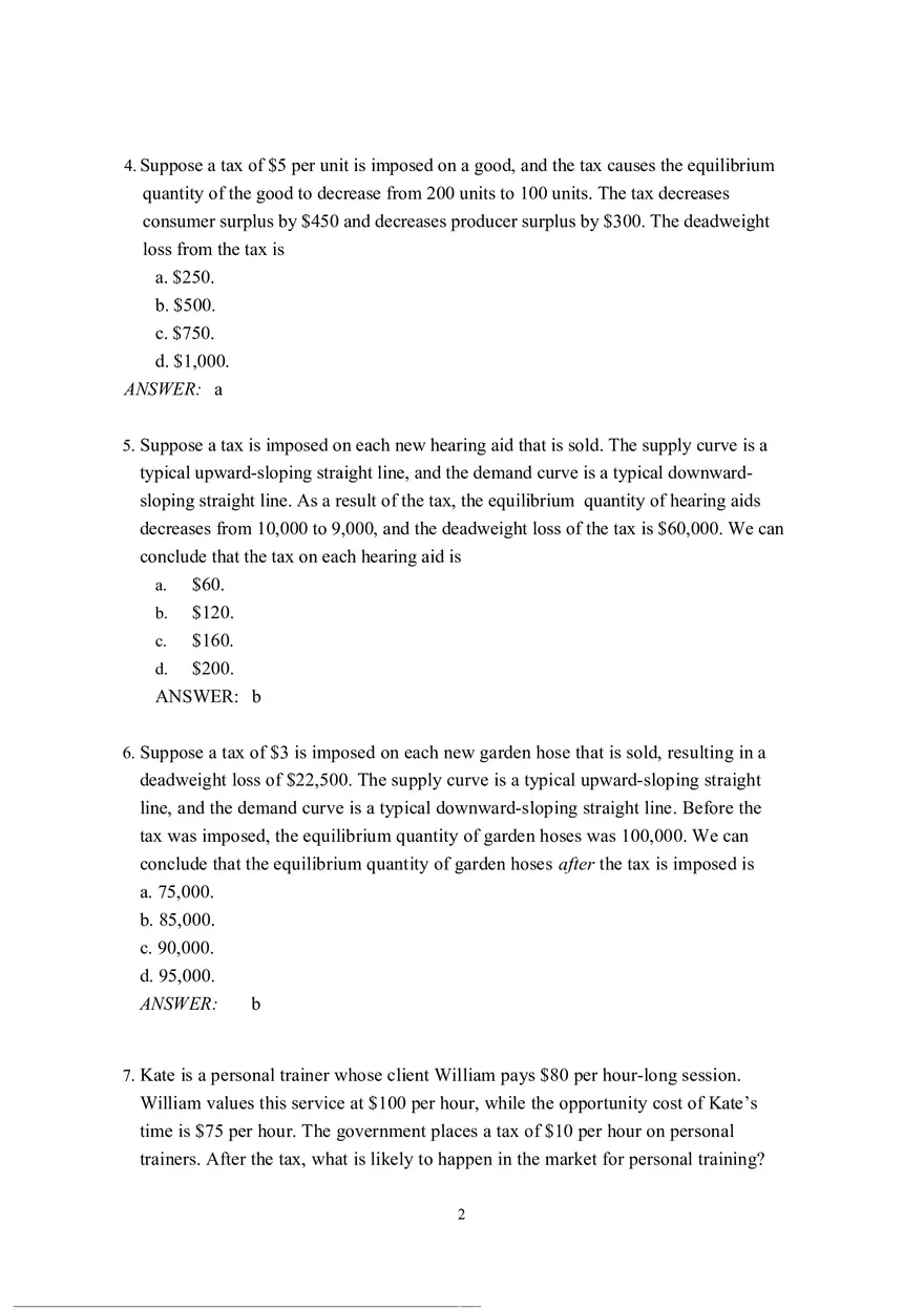 Economics Chapter 8 Key - Page 2