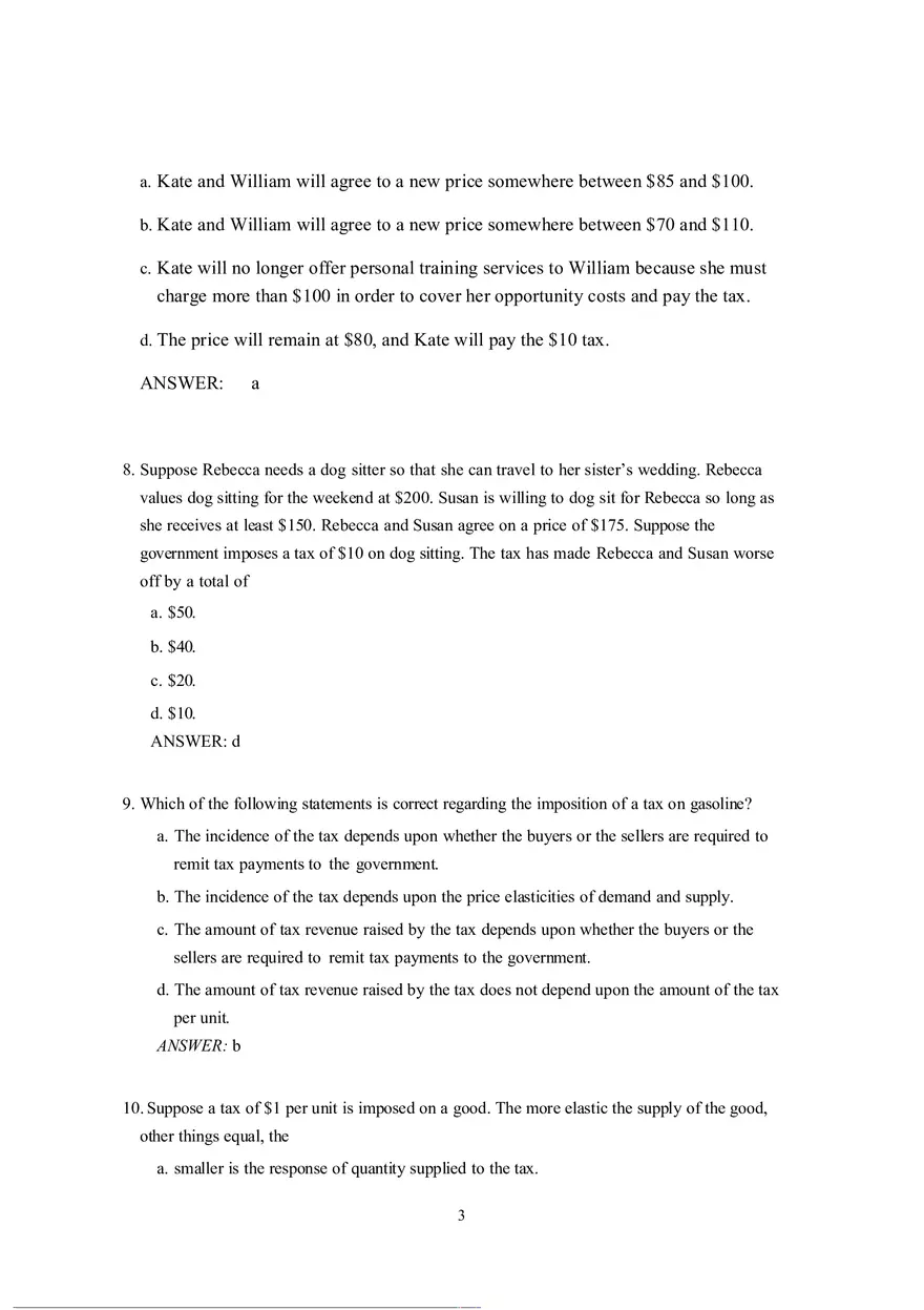 Economics Chapter 8 Key - Page 3