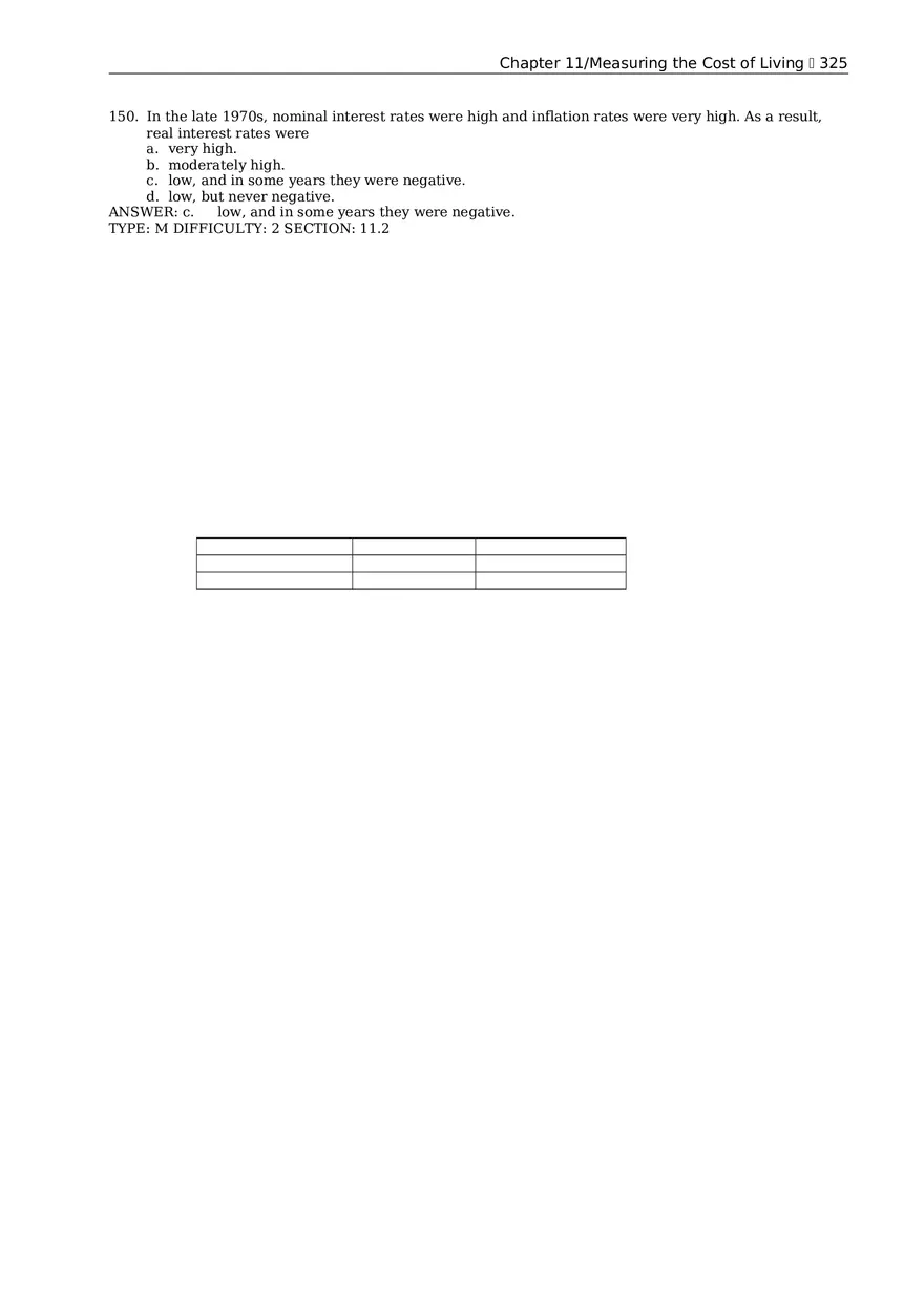 Chapter 11 Measuring the Cost of Living Multiple Choice 3 - Page 9