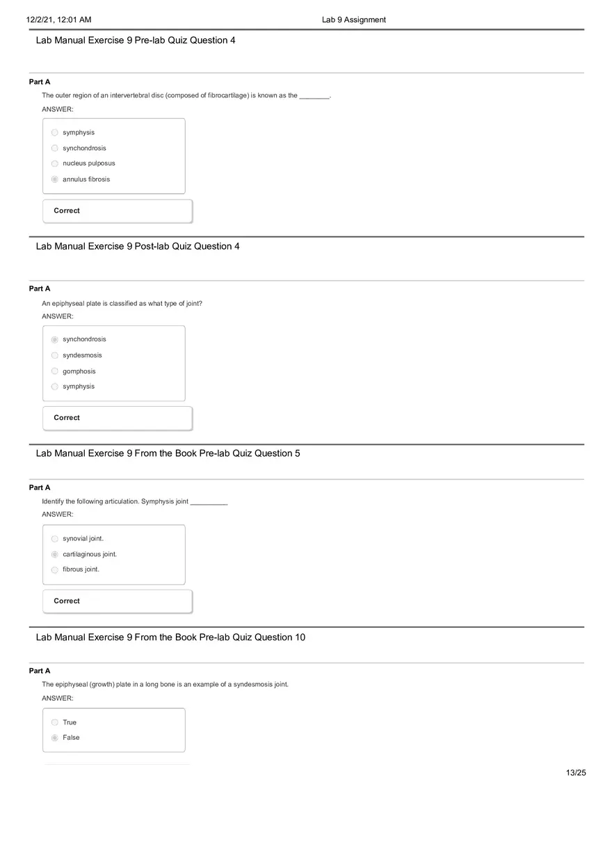 Anatomy Lab 9 Assignment - Page 5