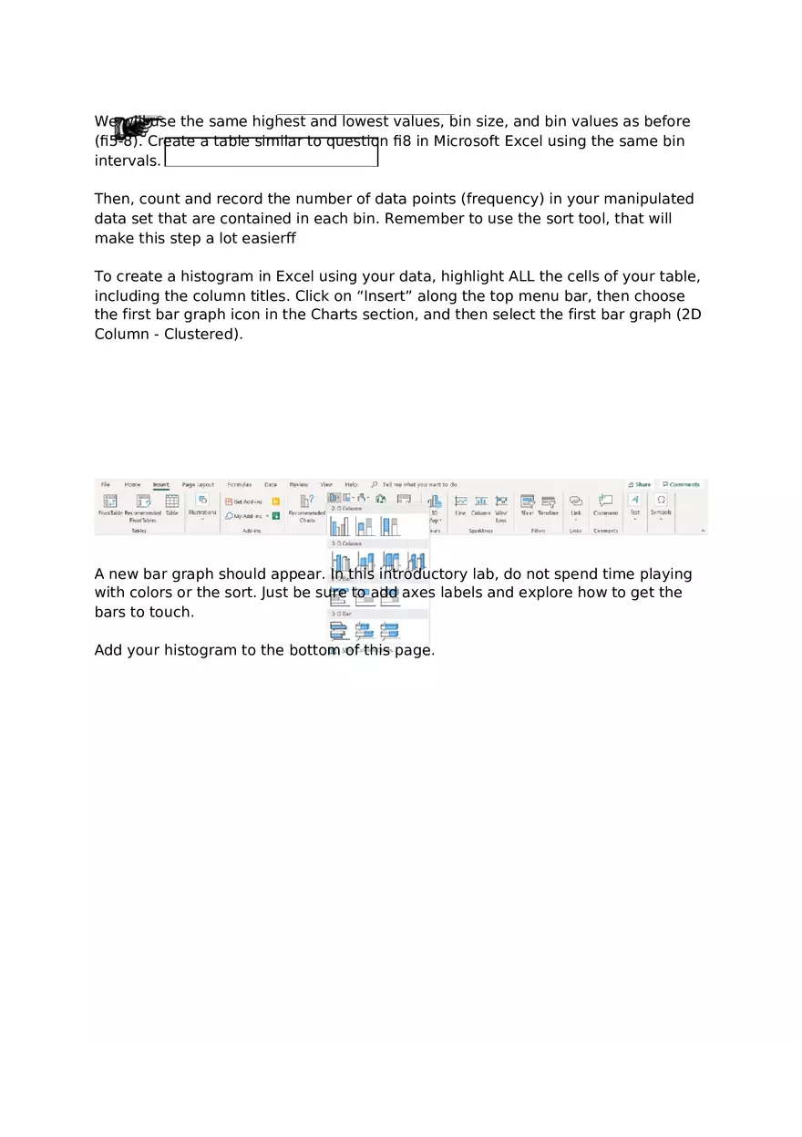 Lab Exercise 4 Patterns of Natural Selection - Page 7