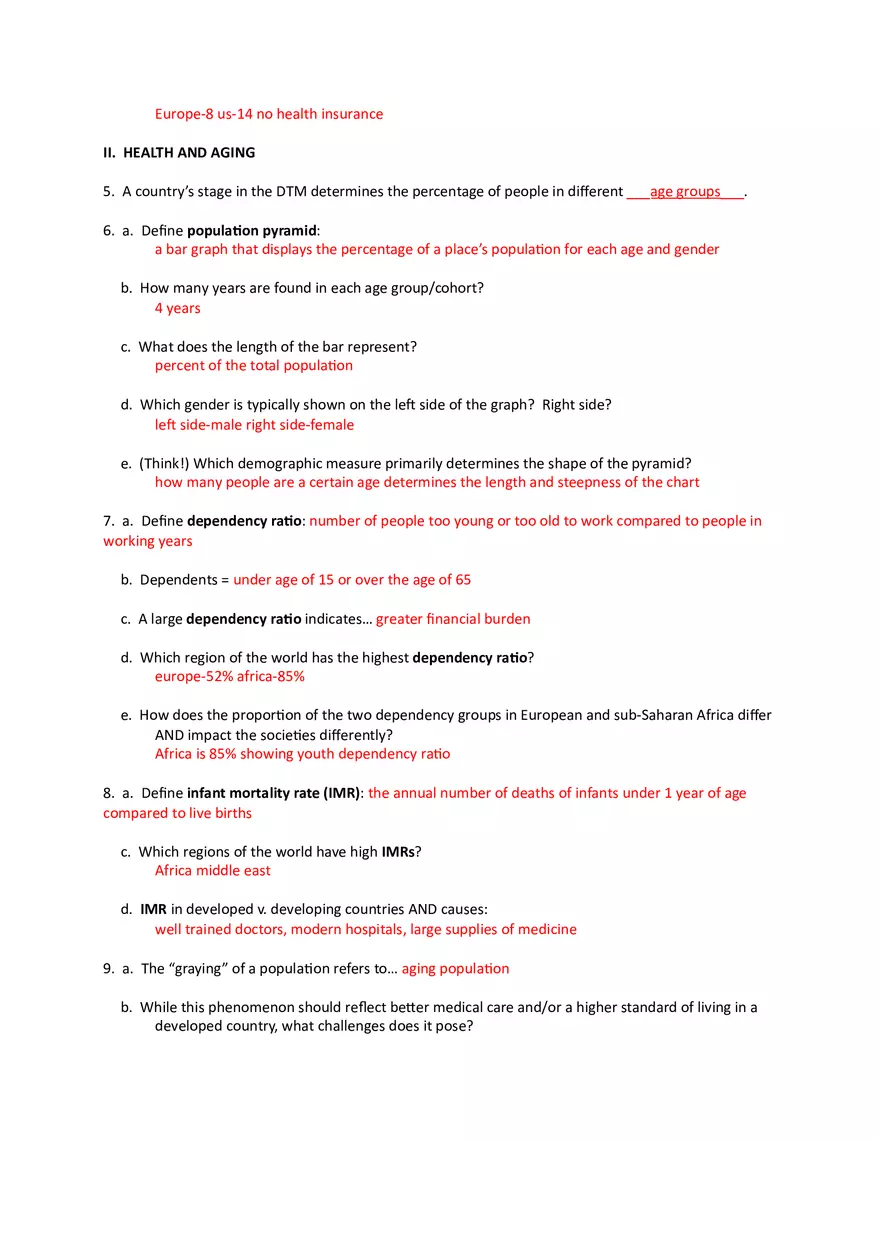 Chapter 2 Population and Health - Page 2