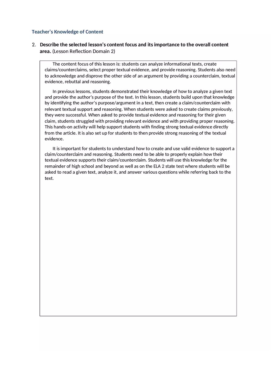 Video Commentary and Reflection Form - Page 11