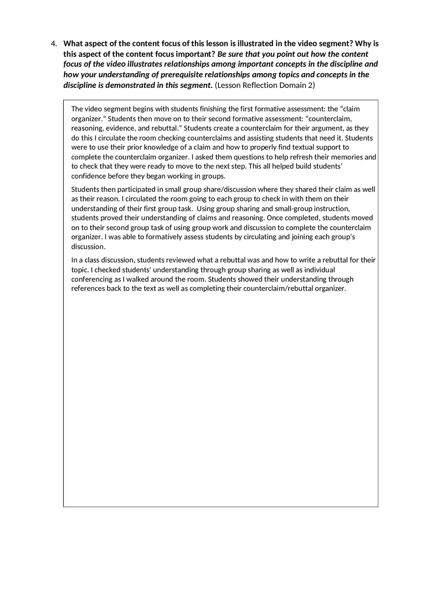 Video Commentary and Reflection Form - Page 15