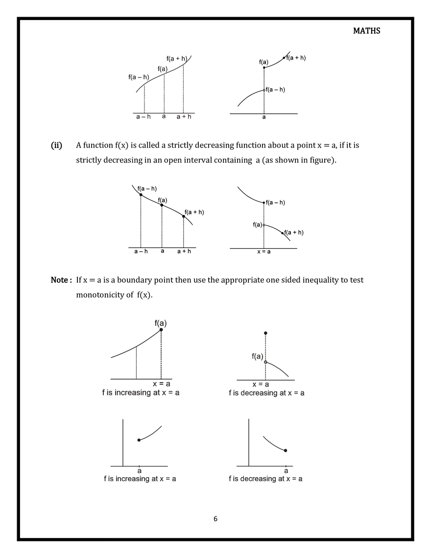 Increasing & Decreasing Functions - Page 6