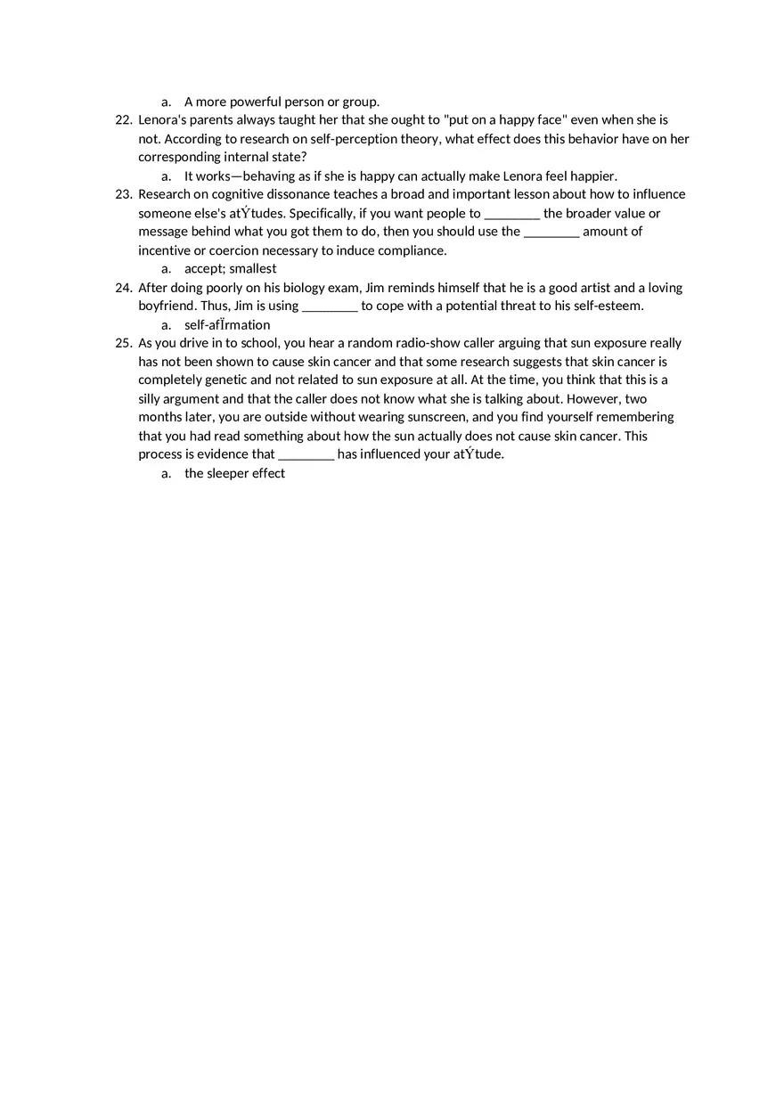 Psychology Exam #2 - Page 3