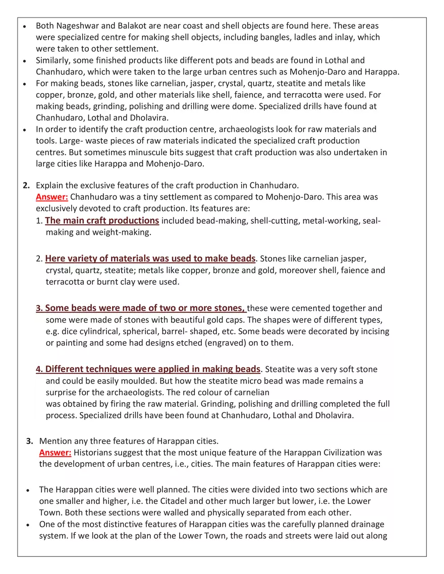 Bricks, Beads and Bones Questions - Page 4