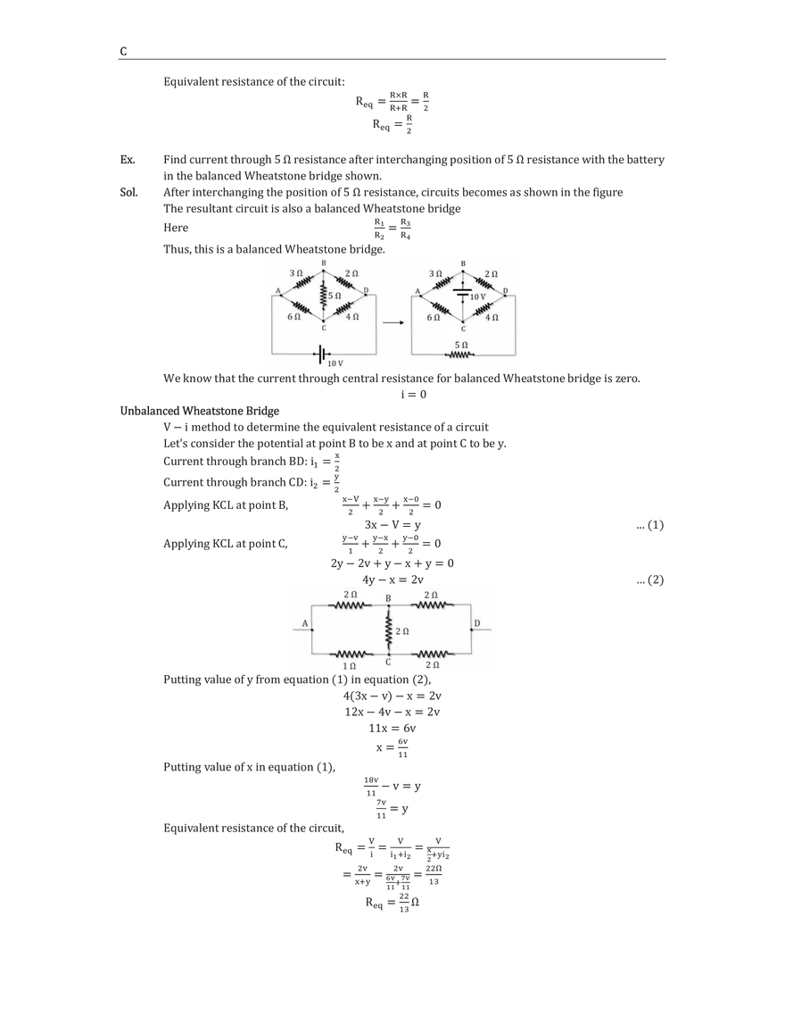 Balanced and Unbalanced Wheatstone Bridge - Page 3