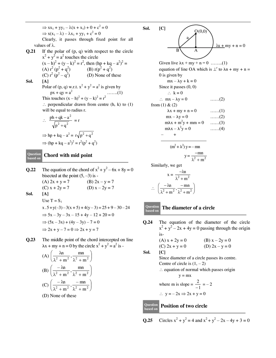 Circle Exercise # 1 - Page 7