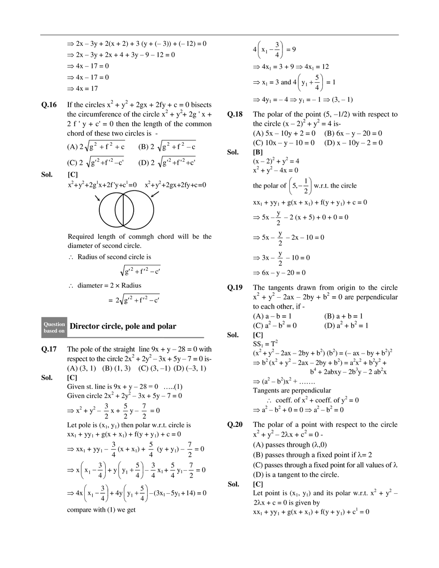 Circle Exercise # 1 - Page 6