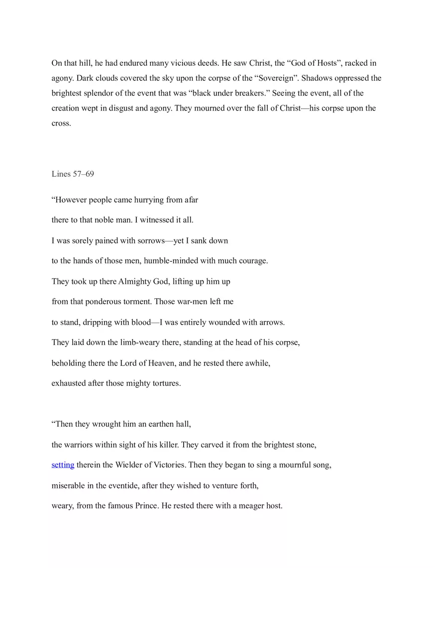 Analysis of Dream of the Rood - Page 13