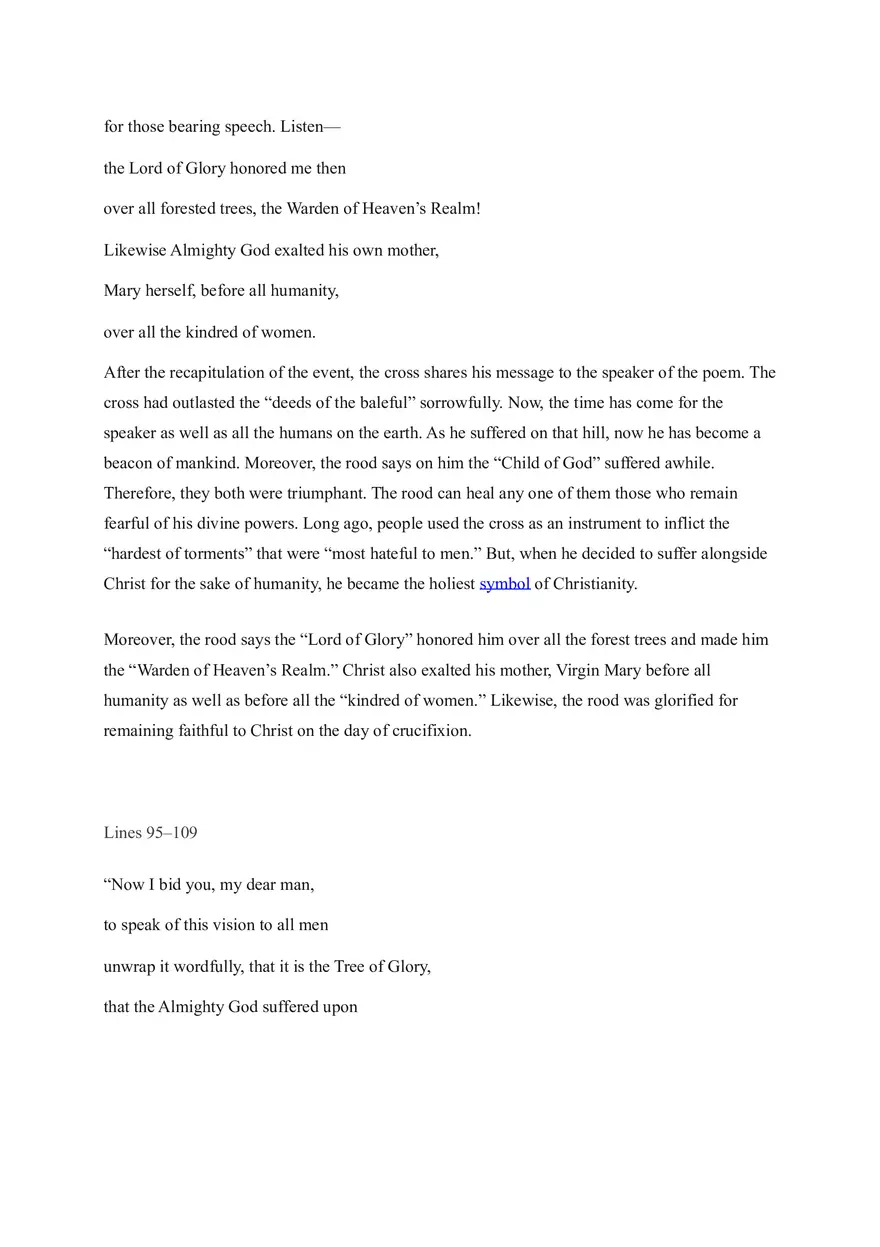 Analysis of Dream of the Rood - Page 16