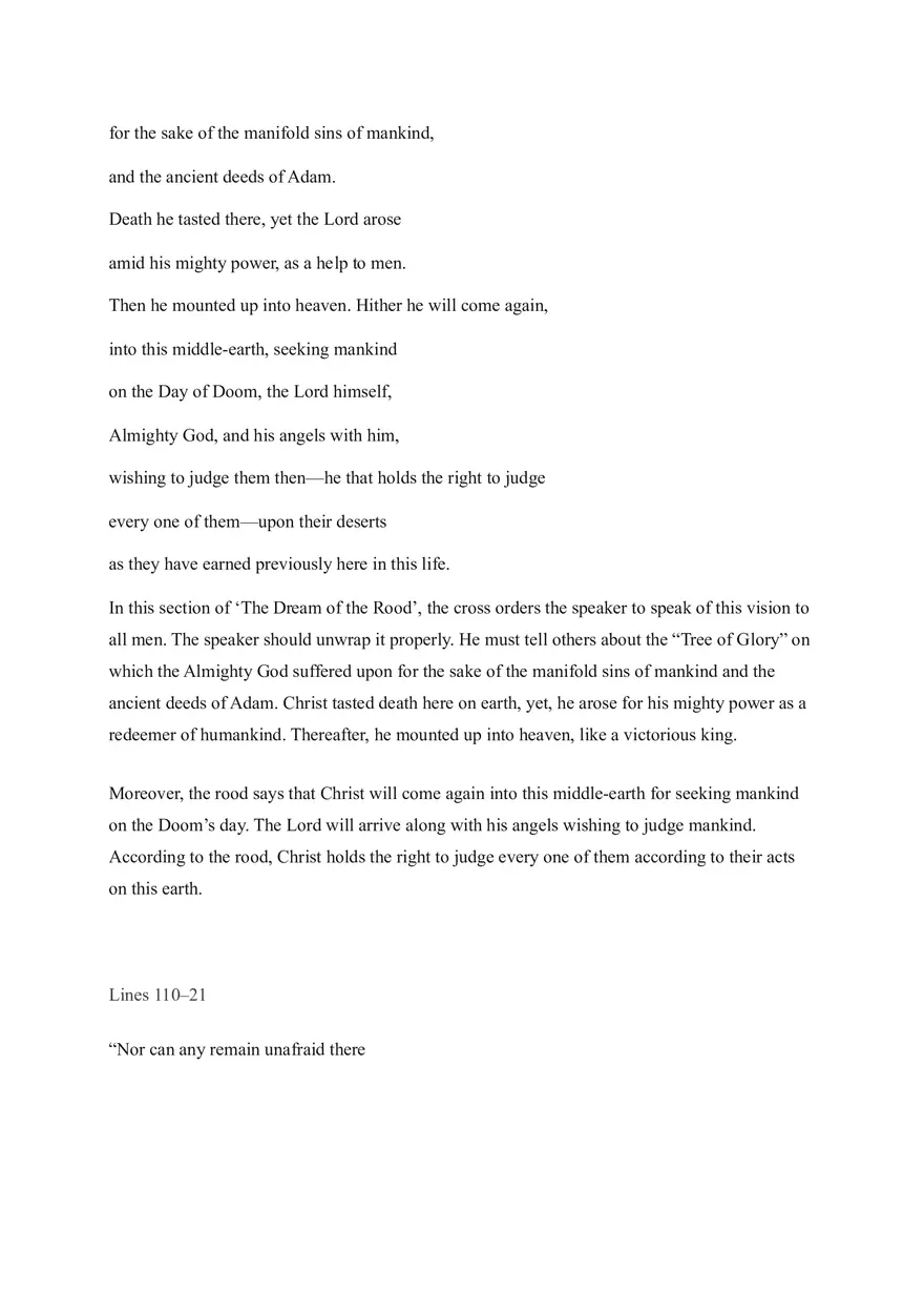 Analysis of Dream of the Rood - Page 3