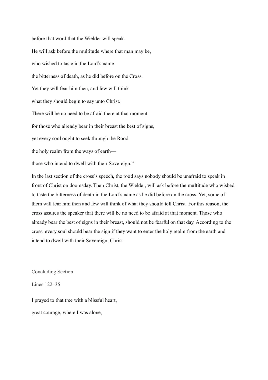 Analysis of Dream of the Rood - Page 4