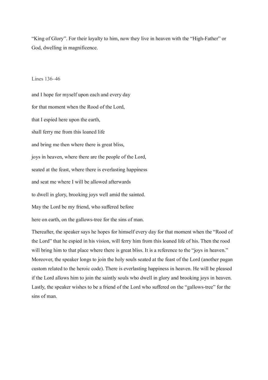 Analysis of Dream of the Rood - Page 6