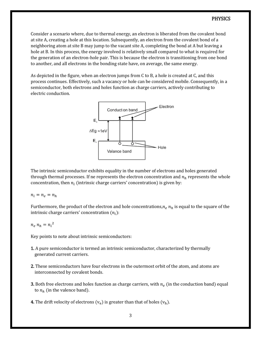 Intrinsic Semiconductor - Page 3