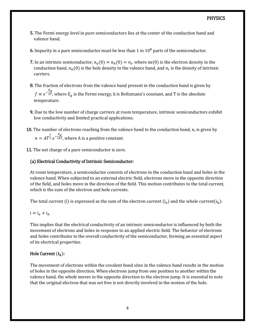 Intrinsic Semiconductor - Page 4