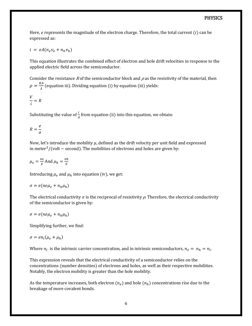 Intrinsic Semiconductor - Page 6