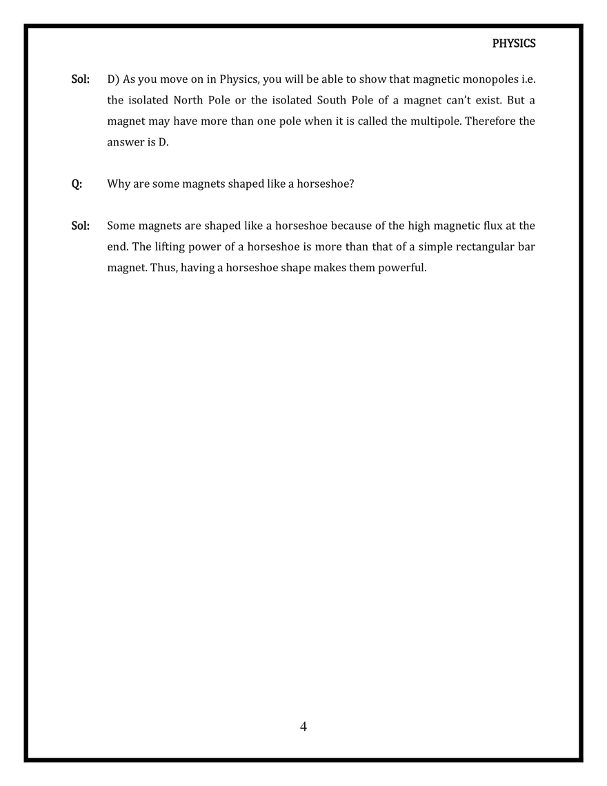 Magnetism and Matter. The Bar Magnet - Page 4