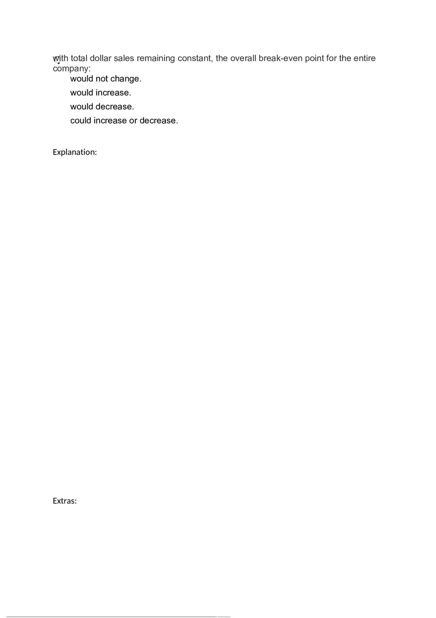 Management Accounting Quiz - Page 8