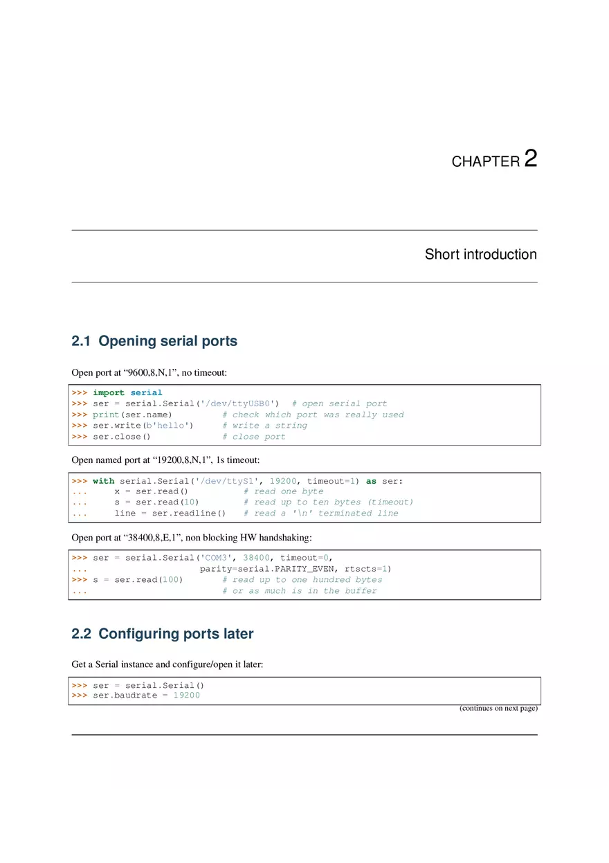 Chapter 2 Short Introduction - Page 1